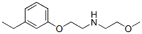 Ethanamine, N-[2-(3-ethylphenoxy)ethyl]-2-methoxy- (9CI) CAS#: 433945-47-2