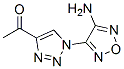 Ethanone, 1-[1-(4-amino-1,2,5-oxadiazol-3-yl)-1H-1,2,3-triazol-4-yl]- (9CI) CAS#: 447409-41-8