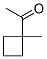Ethanone, 1-(1-methylcyclobutyl)- (9CI) CAS#: 55368-89-3