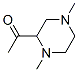 Ethanone,  1-(1,4-dimethyl-2-piperazinyl)- CAS#: 54969-37-8