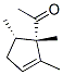 Ethanone, 1-[(1S,5S)-1,2,5-trimethyl-2-cyclopenten-1-yl]- (9CI) CAS#: 479682-45-6