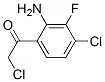Ethanone, 1-(2-amino-4-chloro-3-fluorophenyl)-2-chloro- CAS#: 467456-99-1