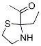 Ethanone, 1-(2-ethyl-2-thiazolidinyl)- (9CI) CAS#: 51859-55-3