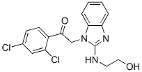 Ethanone,  1-(2,4-dichlorophenyl)-2-[2-[(2-hydroxyethyl)amino]-1H-benzimidazol-1-yl]- CAS#: 450356-68-0