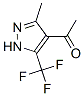 Ethanone, 1-[3-methyl-5-(trifluoromethyl)-1H-pyrazol-4-yl]- (9CI) CAS#: 416886-48-1