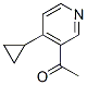 Ethanone, 1-(4-cyclopropyl-3-pyridinyl)- (9CI) CAS#: 503857-00-9