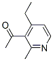 Ethanone, 1-(4-ethyl-2-methyl-3-pyridinyl)- (9CI) CAS#: 56059-75-7