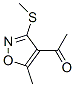 Ethanone, 1-[5-methyl-3-(methylthio)-4-isoxazolyl]- (9CI) CAS#: 473448-15-6