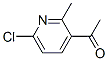 Ethanone, 1-(6-chloro-2-methyl-3-pyridinyl)- (9CI) CAS#: 439111-18-9