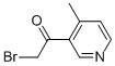 Ethanone, 2-bromo-1-(4-methyl-3-pyridinyl)- (9CI) CAS#: 435271-22-0