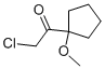 Ethanone, 2-chloro-1-(1-methoxycyclopentyl)- (9CI) CAS#: 57540-04-2
