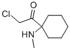 Ethanone, 2-chloro-1-[1-(methylamino)cyclohexyl]- (9CI) CAS#: 54044-09-6