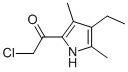 Ethanone, 2-chloro-1-(4-ethyl-3,5-dimethyl-1H-pyrrol-2-yl)- (9CI) CAS#: 500303-00-4