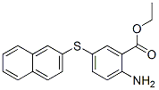 Ethyl 2-amino-5-[2-naphthylthio]benzoate CAS#: 52979-20-1