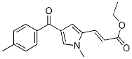 Ethyl (2E)-3-{1-methyl-4-[(4-methylphenyl)-carbonyl]-1H-pyrrol-2-yl}prop-2-enoate CAS#: 428872-08-6