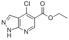 Ethyl 4-chloro-1H-pyrazolo[3,4-b]pyridine-5-carboxylate CAS#: 50476-72-7