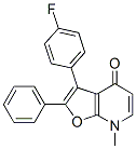 Furo[2,3-b]pyridin-4(7H)-one,  3-(4-fluorophenyl)-7-methyl-2-phenyl- CAS#: 571169-08-9