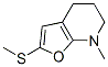 Furo[2,3-b]pyridine,  4,5,6,7-tetrahydro-7-methyl-2-(methylthio)- CAS#: 408500-72-1