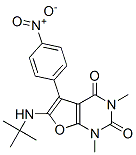 Furo[2,3-d]pyrimidine-2,4(1H,3H)-dione,  6-[(1,1-dimethylethyl)amino]-1,3-dimethyl-5-(4-nitrophenyl)- CAS#: 503160-54-1