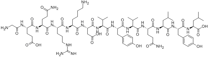 GLY-GLU-GLN-ARG-LYS-ASP-VAL-TYR-VAL-GLN-LEU-TYR-LEU CAS#: 56795-64-3
