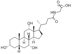 GLYCOCHOLIC ACID, [GLYCINE-1-14C] CAS#: 52632-27-6