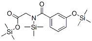 Glycine, N-(trimethylsilyl)-N-[3-[(trimethylsilyl)oxy]benzoyl]-, trime thylsilyl ester CAS#: 55517-54-9
