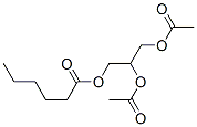 Hexanoic acid 2,3-bis(acetyloxy)propyl ester CAS#: 56554-36-0