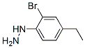 Hydrazine, (2-bromo-4-ethylphenyl)- (9CI) CAS#: 412925-71-4
