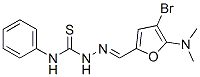 Hydrazinecarbothioamide,  2-[[4-bromo-5-(dimethylamino)-2-furanyl]methylene]-N-phenyl- CAS#: 469885-16-3