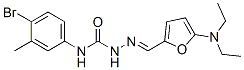 Hydrazinecarboxamide,  N-(4-bromo-3-methylphenyl)-2-[[5-(diethylamino)-2-furanyl]methylene]- CAS#: 471869-87-1