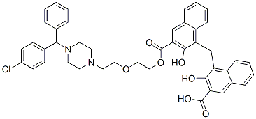 Hydroxyzine pamoate (ester) CAS#: 5978-92-7