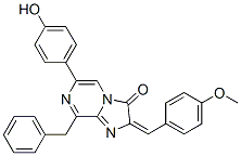 Imidazo[1,2-a]pyrazin-3(2H)-one,  6-(4-hydroxyphenyl)-2-[(4-methoxyphenyl)methylene]-8-(phenylmethyl)- CAS#: 423184-20-7