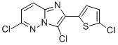 Imidazo[1,2-b]pyridazine, 3,6-dichloro-2-(5-chloro-2-thienyl)- CAS#: 483367-55-1