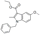 Indole-3-carboxylic acid, 1-benzyl-5-methoxy-2-methyl-, ethyl ester CAS#: 59513-85-8