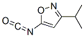 Isoxazole, 5-isocyanato-3-(1-methylethyl)- (9CI) CAS#: 59669-73-7
