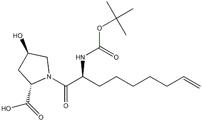 L-Proline, 1-[(2S)-2-[[(1,1-diMethylethoxy)carbonyl]aMino]-1-oxo-8-nonen-1-yl]-4-hydroxy-, (4R)- CAS#: 552335-47-4