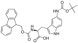 L-Tryptophan, 5-[[(1,1-dimethylethoxy)carbonyl]amino]-N-[(9H-fluoren-9-ylmethoxy)carbonyl]- (9CI) CAS#: 460751-67-1