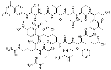 MCA-SER-GLU-VAL-ASN-LEU-ASP-ALA-GLU-PHE-ARG-LYS(DNP)-ARG-ARG-NH2 CAS#: 438625-61-7