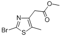 METHYL (2-BROMO-5-METHYL-1,3-THIAZOL-4-YL)ACETATE CAS#: 56355-62-5