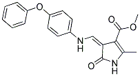METHYL 2-METHYL-5-OXO-4-[(4-PHENOXYANILINO)METHYLENE]-4,5-DIHYDRO-1H-PYRROLE-3-CARBOXYLATE CAS#: 477865-45-5