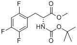 METHYL (2R)-2-[(TERT-BUTOXYCARBONYL)AMINO]-3-(2,4,5-TRIFLUOROPHENYL)PROPANOATE CAS#: 486460-08-6