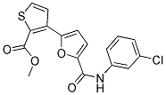 METHYL 3-(5-[(3-CHLOROANILINO)CARBONYL]-2-FURYL)-2-THIOPHENECARBOXYLATE CAS#: 477851-61-9