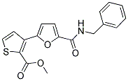 METHYL 3-(5-[(BENZYLAMINO)CARBONYL]-2-FURYL)-2-THIOPHENECARBOXYLATE CAS#: 477851-63-1
