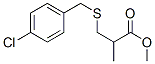METHYL 3-(P-CHLOROBENZYLTHIO)ISOBUTYRATE CAS#: 55009-84-2