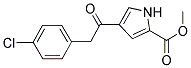 METHYL 4-[2-(4-CHLOROPHENYL)ACETYL]-1H-PYRROLE-2-CARBOXYLATE CAS#: 400073-95-2