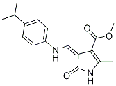 METHYL 4-[(4-ISOPROPYLANILINO)METHYLENE]-2-METHYL-5-OXO-4,5-DIHYDRO-1H-PYRROLE-3-CARBOXYLATE CAS#: 477865-69-3