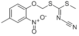 METHYL [(4-METHYL-2-NITROPHENOXY)METHYL]CYANOCARBONIMIDODITHIOATE CAS#: 494763-18-7