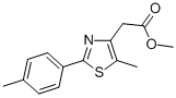 METHYL [5-METHYL-2-(4-METHYLPHENYL)-1,3-THIAZOL-4-YL]ACETATE CAS#: 496062-19-2