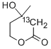 MEVALONIC-2-13C LACTONE CAS#: 53771-22-5