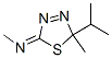 Methanamine, N-[5-methyl-5-(1-methylethyl)-1,3,4-thiadiazol-2(5H)-ylidene]- (9CI) CAS#: 488151-25-3